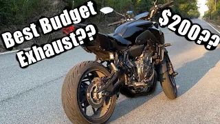 Best Budget MT07 Exhaust??