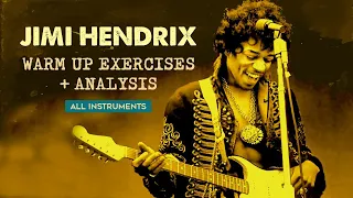 'Purple Haze' Hendrix  riff analysis + corollary exercises all instruments