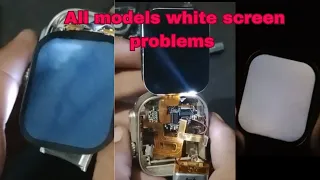 All models white screen problems solutions water damage problems solutions