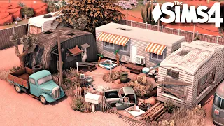 Strangerville Trailer Park | No CC | The sims 4 | Stop motion Speed build + Voice over | For Rent