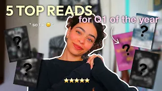 My 5 TOP READS for Q1 of the year !! 💓🎀