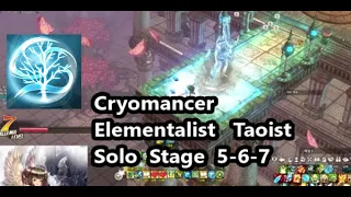 Cryomancer Pretzel Temple solo 5-6-7 - Tree of Savior
