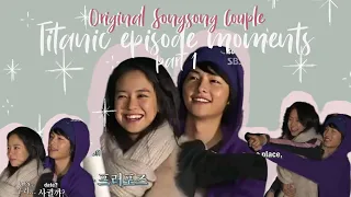 Ji hyo & Joong ki sweet moments ♥ [RUNNING MAN TITANIC EP.10]