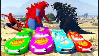 GTA V SPIDER-MAN 2, FIVE NIGHTS AT FREDDY'S, POPPY PLAYTIME CHAPTER 3 Join in Epic New Stunt Racing