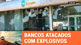 Bandidos explodem bancos durante madrugada em Redentora - SBT Rio Grande - 06/12/18