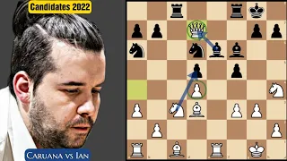 Caruana has Nothing Against Ian | Caruana vs Ian | FIDE Candidates Tournament 2022