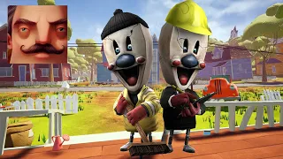 Hello Neighbor - New Neighbor Ice Scream 4 Mini Rod Janitor Act 3 Gameplay Walkthrough