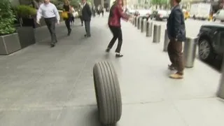 Close encounters with runaway tires