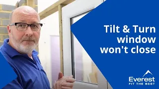 Tilt & Turn window won't close