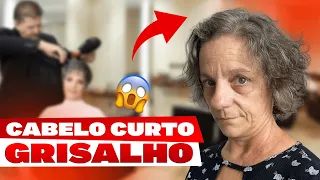 TENDÊNCIA DE CORTE CABELO GRISALHO 2023! ✂️ | CORTE CURTO PIXIE CUT ✨ | CABELO SEM COLORAÇÃO 🤩