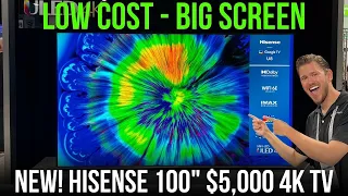 WOW! - 100" 4K TV for only $5,000 - Hisense U8K
