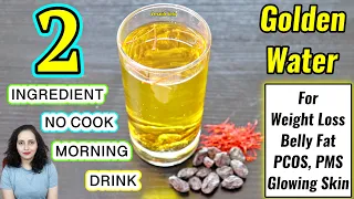 Morning Drink For Weight Loss | Saffron Raisin Weight Loss Drink | 2 Ingredient Morning Drink