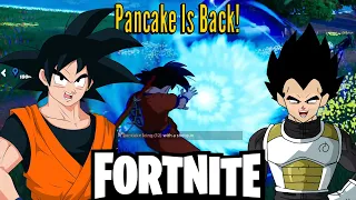 Goku Plays Fortnite With Vegeta | Ft. Pancake_Icing