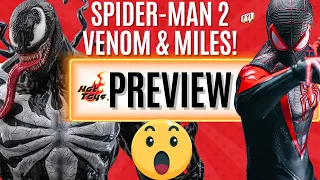 Hot Toys Spider-Man 2 Venom is INSANELY LARGE! Miles Morales EXCLUSIVE Released! BOMBS!
