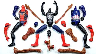 MERAKIT MAINAN AVENGERS, CAPTAIN AMERIKA, VENOM, SIRENHEAD SUPERHERO TOYS