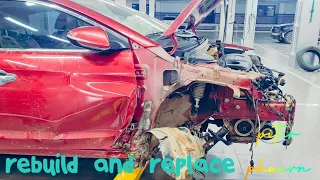 How to RESTORE an ELANTRA that has been in a serious accident | Piter PHUCVN
