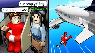 Trying to get BANNED from realistic Roblox airlines