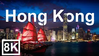 Hong Kong in 8K ULTRA HD - World's Brightest city (60 FPS)