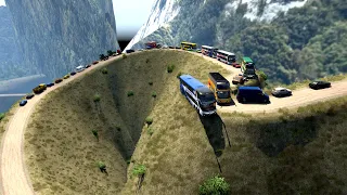 Deadly Roads | World’s Most Dangerous Roads | most dangerous bus driving | dangerous road in world