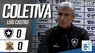 COLETIVA LUÍS CASTRO | AO VIVO | Botafogo x Nova Iguaçu - Campeonato Carioca 2023