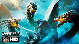 Godzilla Vs Ghidorah Fight Scene | GODZILLA KING OF THE MONSTERS (2019) Sci-Fi, Movie CLIP HD