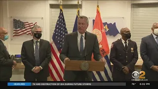 Mayor De Blasio Tours Conditions At Rikers Island