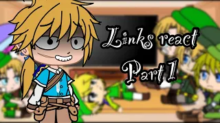 Links react ||Part 1|| Gacha club|| Zelda AU