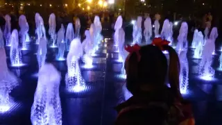 Поющие фонтаны. Парк Горького, Казань
