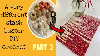 DIY yarn stash busting tutorial using plastic canvas