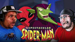 GREEN GOBLIN! | The Spectacular Spider-Man Season 1 Episode 7 GROUP REACTION