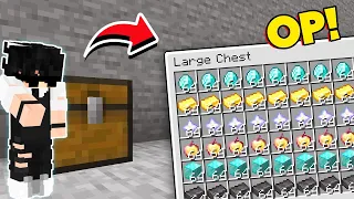 Minecraft ၊ ဒါပေမယ့် Chest Gives UNLIMITED OP Items.....