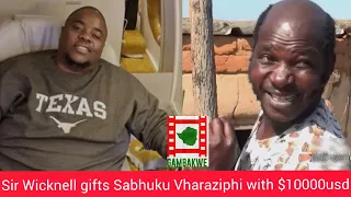 Sir Wicknell gifts Sabhuku Vharazipi with $10 000usd.