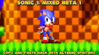 GOOD SPRITE FROM A COPY AND PASTE HACK | Sonic 1: Mixed Beta 1 [2023]