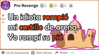 Un niño me rompió mis castillos de area... yo rompí su pie. // Venganza profesional de Reddit #15