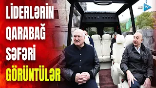 Azərbaycan və Belarus prezidentlərinin Şuşa səfərindən GÖRÜNTÜLƏR: nələr yaşandı?