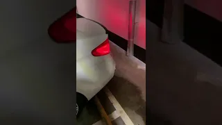 BMW 530i G30 Modified Exhaust Cold Start in Parking lot