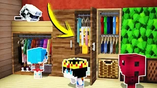 ¡NADIE ENCUENTRA A MIKECRACK ESCONDIDO EN EL ARMARIO! 🙈😂 MINECRAFT EL ESCONDITE #33