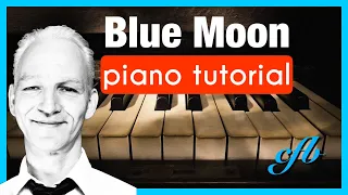 How to play Blue Moon on piano