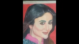 Kareena kapoor ka realistic 🔥 watercolor 😱😱😱 drawing 💥 Bollywood journey #shorts #drawing #works