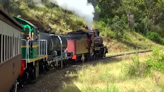 C17 971 and DH45 - SDSR Steam Train to Wallangarra - 5/03/2022 - Part 1 of 2