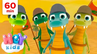 Ah Les Crocodiles et Plus! | 30 minute |  Chansons pour Enfants | HeyKids - Chansons des maternelles