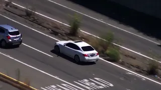 Raw video: High-speed police chase through East Bay