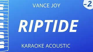Riptide - Vance Joy (Karaoke Acoustic Piano) Lower Key