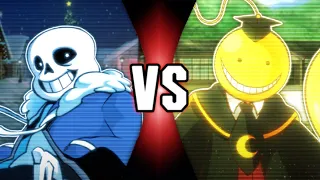 Sans vs Koro-Sensei (Undertale vs Assassination Classroom) | Fan Made Death Battle Trailer