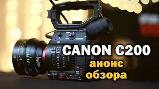 Знакомимся с CANON C200 + тест Canon CN-E 50mm T1.3L vs EF 50mm f1.2L USM