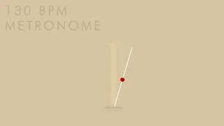 130 BPM Metronome - 1 Hour Metronome 130 BPM