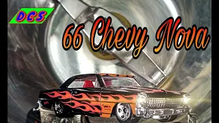 Checking out the hot wheels 66 Chevy Nova