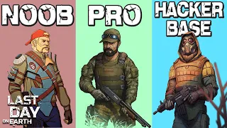 Noob vs Pro vs Hacker Base - LDOE - Last Day On Earth