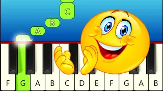 5 Very easy Children Songs for children to learn on the Piano (Tutorial)
