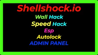 Shellshock.io wall hack + Speed Hack + Esp + Autolock New hack